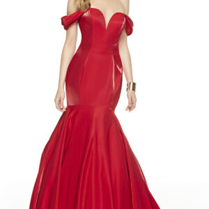 Red gown